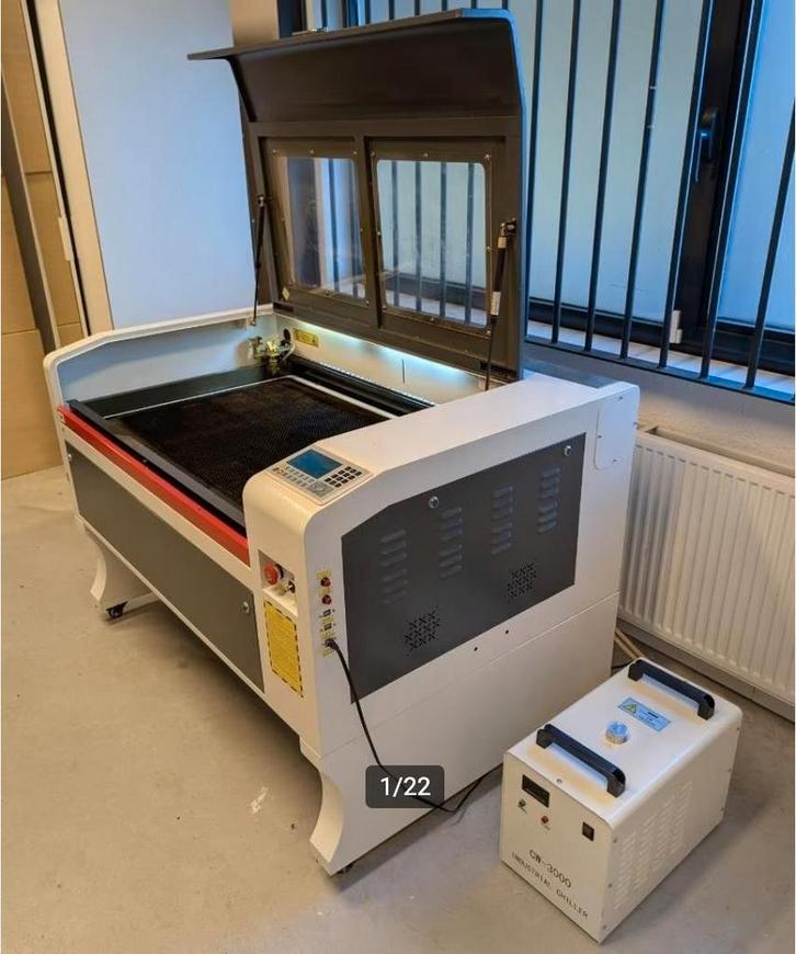 CO2 Laser Cutter 100W 60x90, Doe-het-zelf en Bouw, Gereedschap | Freesmachines, Gebruikt, Ophalen