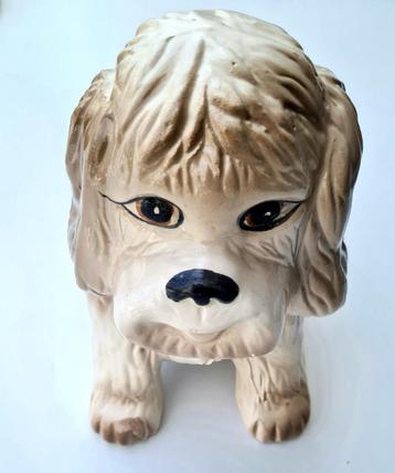 Vintage bloempotje Shih tzu hondje  beschikbaar voor biedingen