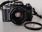 Minolta X700 MPS Camera met een MD Rokkor 50mm 1:1.7 Lens, Audio, Tv en Foto, Fotocamera's Analoog, Ophalen of Verzenden, Gebruikt