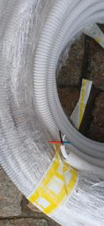 bedrade buis securit 2x0.75+4x0.22, Enlèvement, Neuf, Câble ou Fil électrique