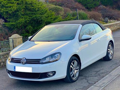 Volkswagen Golf Cabriolet 1.6 TDi 1eMain Cuir LED-Xénon GPS, Autos, Volkswagen, Entreprise, Achat, Golf, ABS, Airbags, Air conditionné