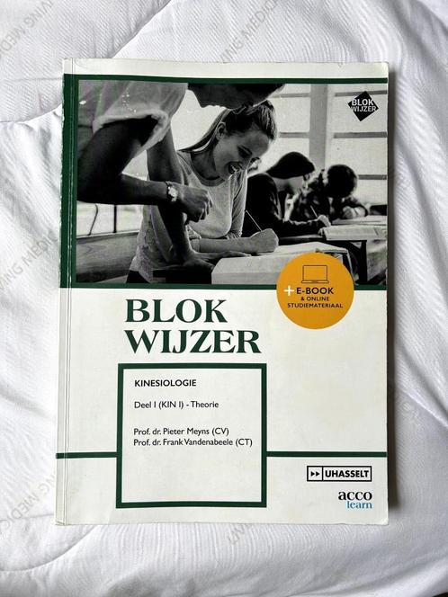 Théorie de la kinésiologie Blokwijzer PARTIE 1, Livres, Livres d'étude & Cours, Utilisé, Autres niveaux, Enlèvement ou Envoi