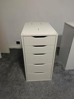 Ikea alex drawer bureau kastje wit, Huis en Inrichting, Ophalen, Gebruikt