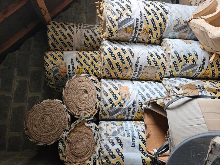 Isolant ISOVER Rollisol – laine de verre – 60 mm, Bricolage & Construction, Isolation & Étanchéité, Laine de verre, Enlèvement ou Envoi