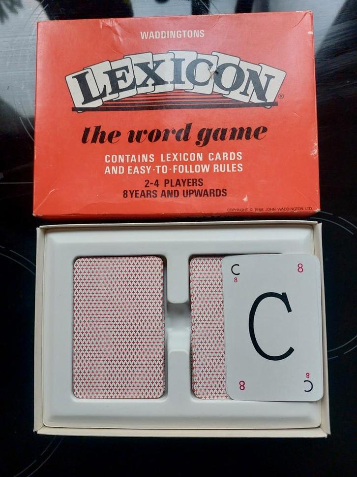 Lexicon kaartspel, vintage, Verzamelen, Speelkaarten, Jokers en Kwartetten, Zo goed als nieuw, Ophalen of Verzenden