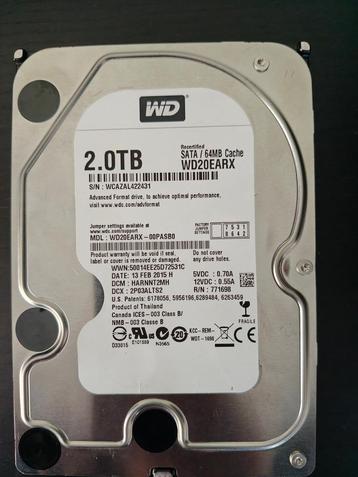 HDD 2To beschikbaar voor biedingen