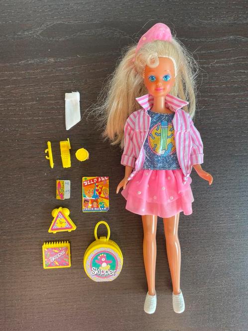 Vintage Barbie Skipper Teen Timer 1988, Kinderen en Baby's, Speelgoed | Poppen, Gebruikt, Barbie, Ophalen of Verzenden
