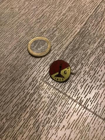 Zeldzame insigne speld Luik 1915 emaille perron WO1 beschikbaar voor biedingen