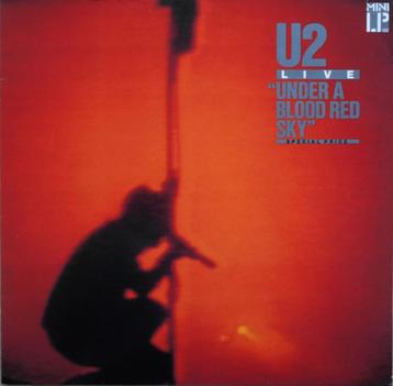 U2 – Live "Under A Blood Red Sky"  ( LP 1983 )  beschikbaar voor biedingen