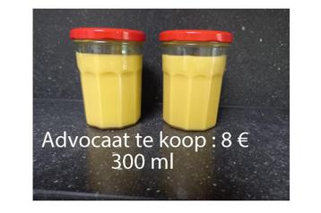 zelfgemaakte advocaat met bio eieren 8€ beschikbaar voor biedingen