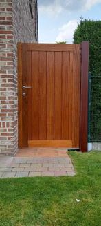 te koop afzelia afsluiting, Tuin en Terras, Tuinhekken en Hekwerk, Ophalen, Nieuw, Hout, Tuinhek