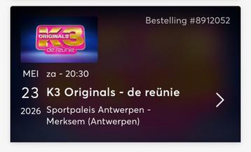 K3 Originals beschikbaar voor biedingen