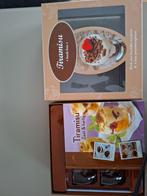 Tiramisu boek- box boek met recepten en 4 presenteerglazen, Ophalen of Verzenden, Zo goed als nieuw