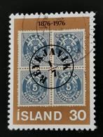 Ijsland 1976 - 100 jaar postzegels in Aurar, IJsland, Ophalen of Verzenden, Gestempeld
