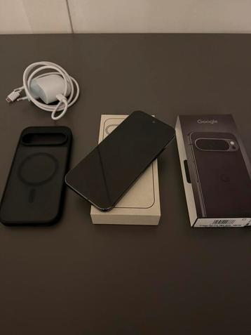 Google 9 Pixel Pro 128gb zwart, Télécoms, Enlèvement, Sans abonnement, Sans simlock, Comme neuf