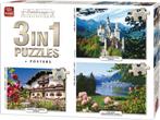 Puzzel King 3 in 1 met 500 & 1000 Stukjes LANDSCAPE COLLECTI, Enlèvement ou Envoi