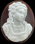 Kamee Cameo Schelp Sieraad Hanger Antiek, Handtassen en Accessoires, Antieke sieraden, Verzenden, Overige materialen, Hanger