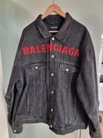 Balenciaga jeans jas, Kleding | Heren, Jassen | Zomer, Maat 52/54 (L), Zo goed als nieuw, Zwart, Ophalen
