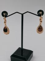 Water Drop 585 couleur or rose., Bijoux, Sacs & Beauté, Boucles d'oreilles, Pendantes, Envoi, Neuf, Or