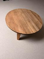 Eiken salontafel rond - 80 x 41 - goede staat, Huis en Inrichting, Ophalen, Zo goed als nieuw, Rond