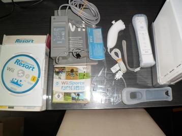 NITENDO WII wit, model RVL-001(Eur)+controllers+games  beschikbaar voor biedingen