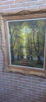 olieverf schilderij DE DREEF, Antiek en Kunst, Ophalen