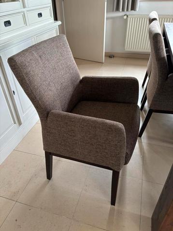 Chaises/sièges, Comme neuf, Brun, Enlèvement, Cinq, Six Chaises ou plus