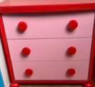 Kinderkamer ikea roos/rood in redelijke staat, Kinderen en Baby's, Kinderkamer | Complete kinderkamers, Gebruikt, Ophalen