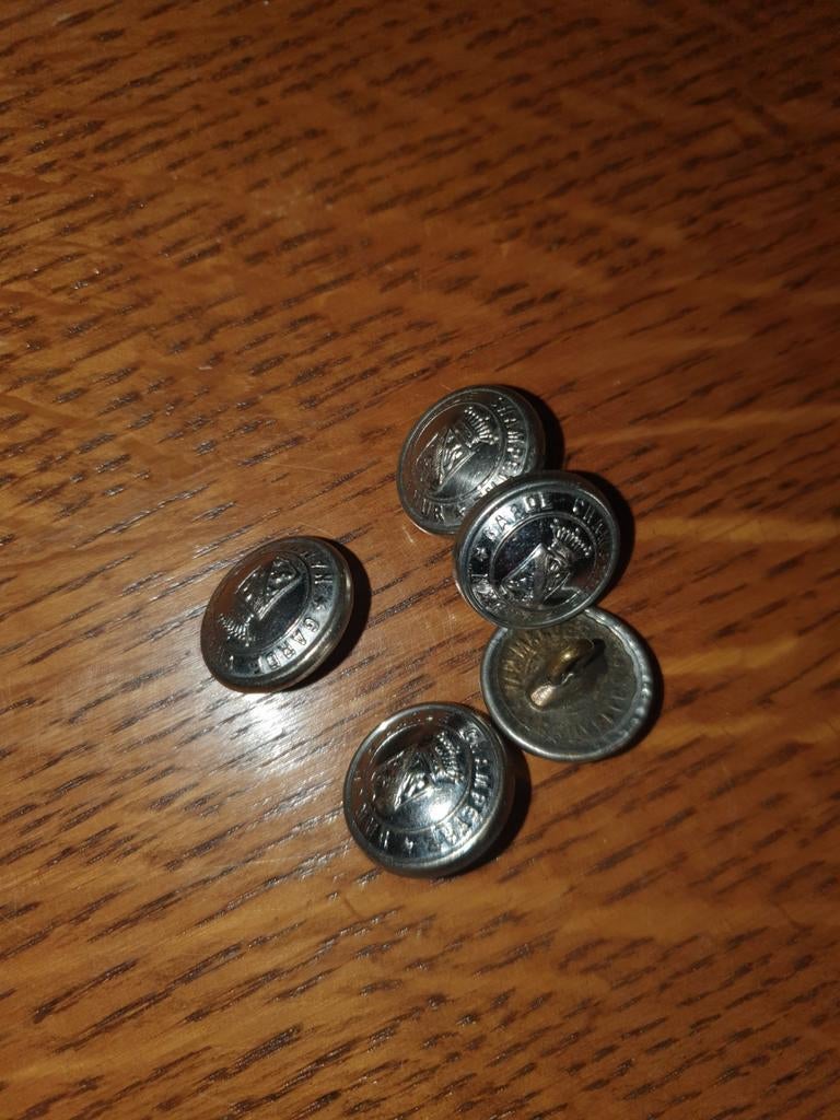 Lot de bouton de la police rurale, Collections, Enlèvement ou Envoi