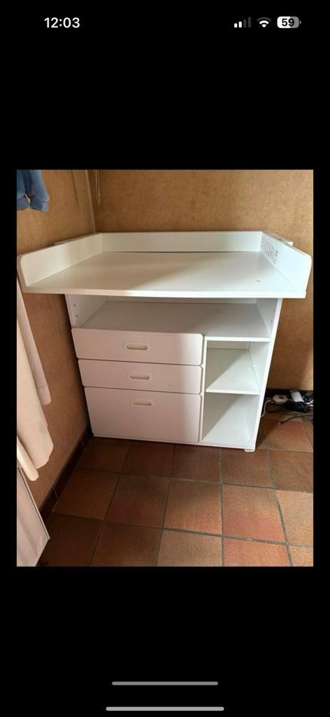 Verzorgingstafel Bopita, Kinderen en Baby's, Kinderkamer | Commodes en Kasten, Zo goed als nieuw, Commode, Ophalen