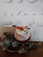 Oude kerstbal, knijper, Diversen, Kerst, Ophalen of Verzenden, Gebruikt
