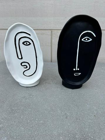 Vase Face set 2 Fancy Home Collection nieuwstaat beschikbaar voor biedingen