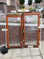 Houten ramen, Doe-het-zelf en Bouw, Glas en Ramen, Ophalen, Gebruikt, Glasplaat