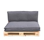 Palletkussen antraciet 2 sets, Ophalen, Zo goed als nieuw