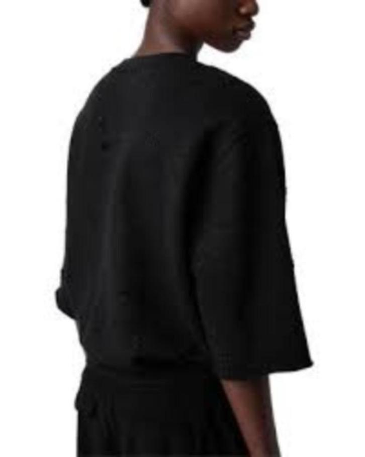 ZGAN diepzwarte sweater met bling Zadig & Voltaire Defile, Kleding | Dames, Truien en Vesten, Zo goed als nieuw, Maat 38/40 (M)