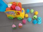 Bus van peppa pig met blokken, Kinderen en Baby's, Ophalen of Verzenden, Zo goed als nieuw