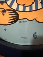 Garfield vintage wandklok, Colombine Belgium, Verzamelen, Stripfiguren, Garfield, Gebruikt, Ophalen of Verzenden, Gebruiksvoorwerp