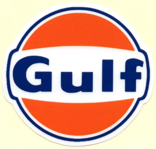 Gulf sticker #6, Motoren, Accessoires | Stickers, Verzenden