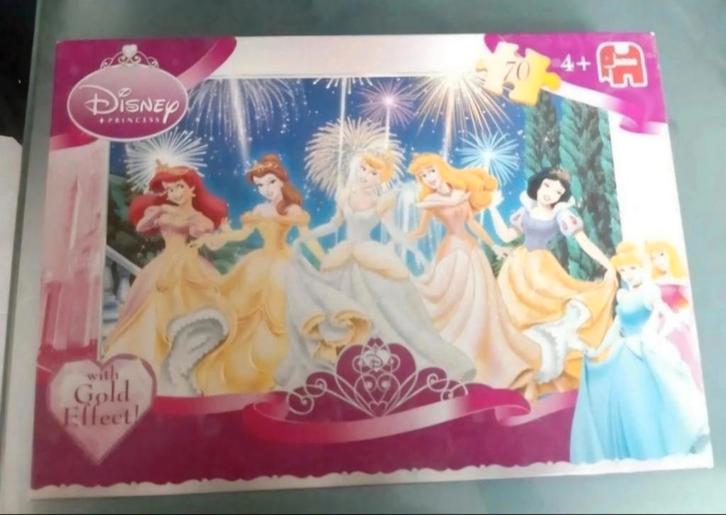 Puzzle Disney Princess, Kinderen en Baby's, Speelgoed | Kinderpuzzels, Gebruikt, 4 tot 6 jaar, Meer dan 50 stukjes, Ophalen