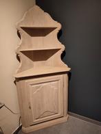 Hoekkast in lichte eik, Huis en Inrichting, Ophalen, Zo goed als nieuw