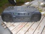 radio - CD - dubbelcassette speler Samsung RCD-1250 compact, Audio, Tv en Foto, Ophalen of Verzenden, Gebruikt, Radio, Met cd-speler