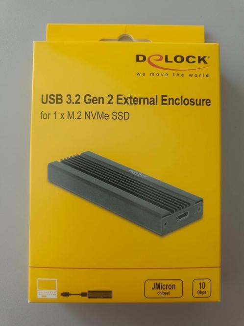 USB 3.2 Gen 2 External Enclosure, Computers en Software, Harde schijven, Nieuw, Extern, SSD, USB, Verzenden