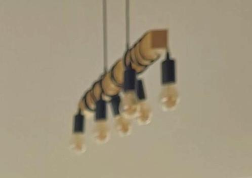 Moderne industriële hanglamp – 6 lichtpunten, Huis en Inrichting, Lampen | Hanglampen, Zo goed als nieuw, Ophalen