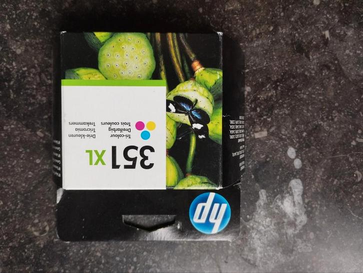 351XL cartouche d'encre trois couleurs grande capacité authe, Computers en Software, Printerbenodigdheden, Nieuw, Ophalen of Verzenden