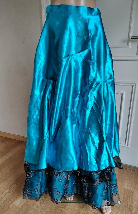 Lange feestelijke rok, Vêtements | Femmes, Jupes, Comme neuf, Taille 38/40 (M), Sous le genou, Envoi