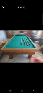 Billard ancien Van Laere – Bruxelles – Pièce d’exception, Sport en Fitness, Biljarten en Poolen, Ophalen, Gebruikt