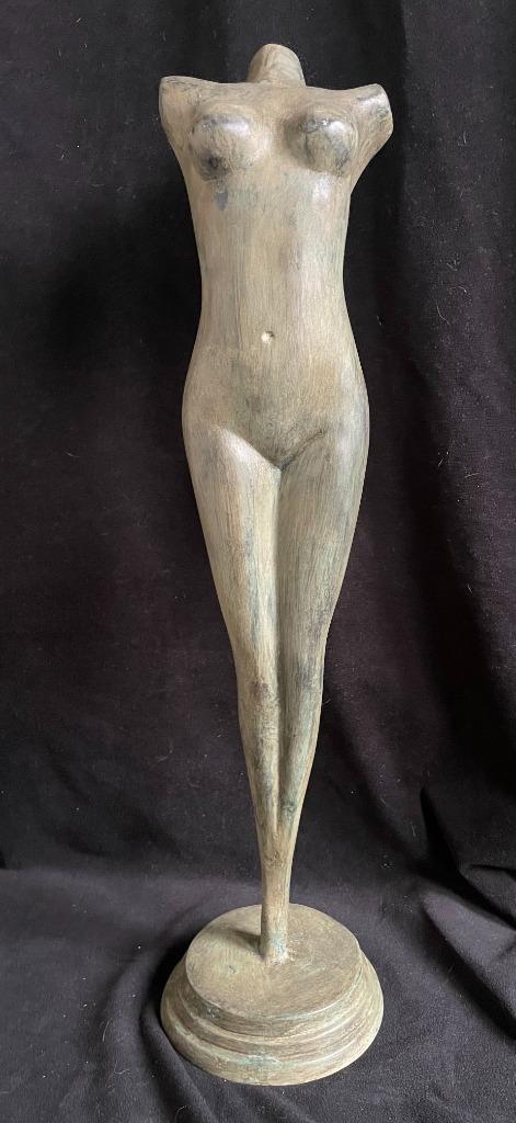 Bronzen torso naakte dame 54 cm zuiver prachtig groot brons, Antiquités & Art, Art | Sculptures & Bois, Enlèvement ou Envoi