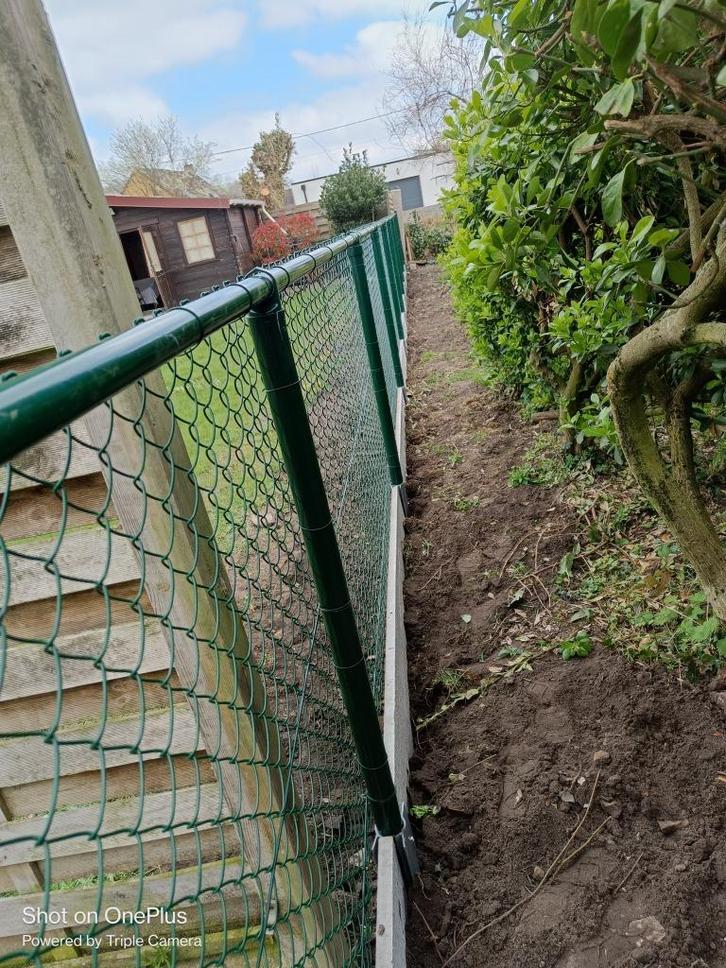 Tuin metalen afbaken afsluiting en omheining, Tuin en Terras, Gaas en Draad, Nieuw, Draad, Ophalen