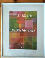 Witte lijst 40x50 cm, Huis en Inrichting, Woonaccessoires | Lijsten, Ophalen, Zo goed als nieuw