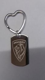 Stalen sleutelhouder: PEUGEOT, Ophalen of Verzenden, Nieuw, Merk